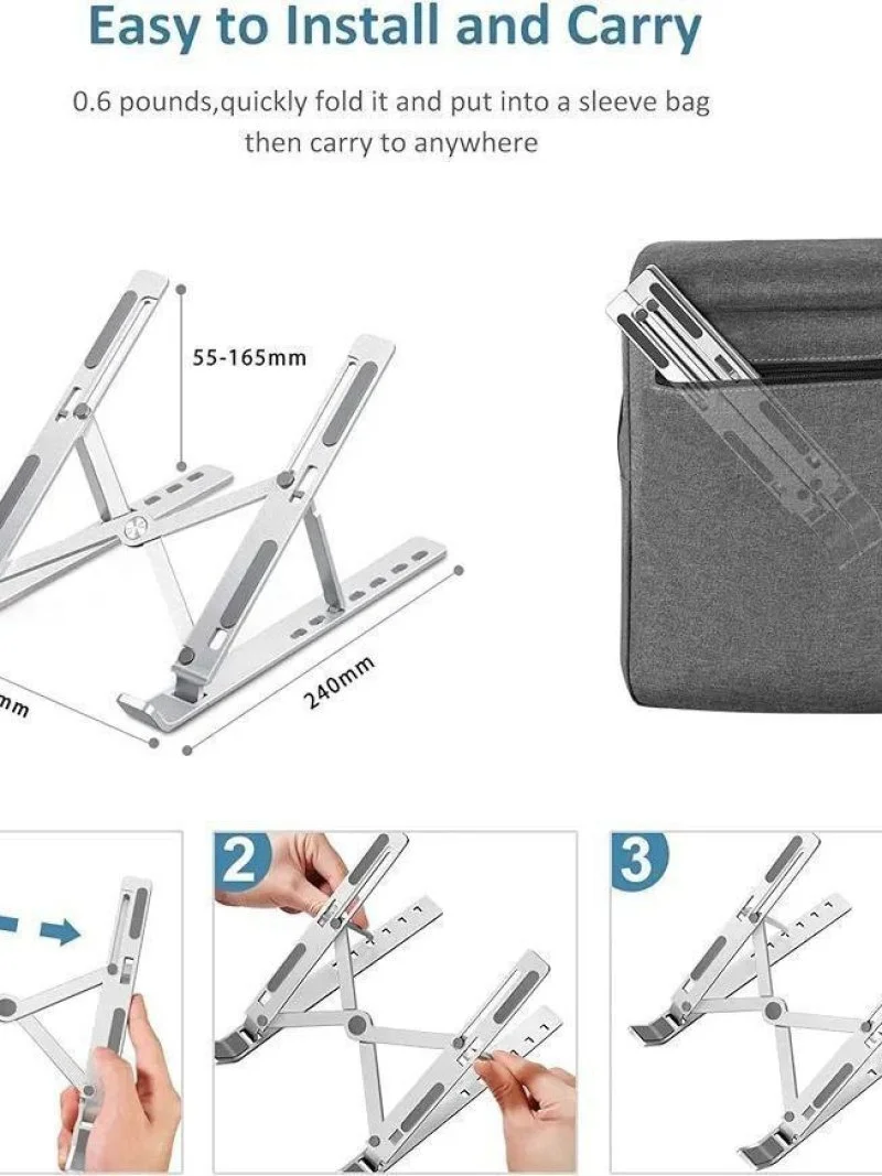حامل لابتوب معدن
