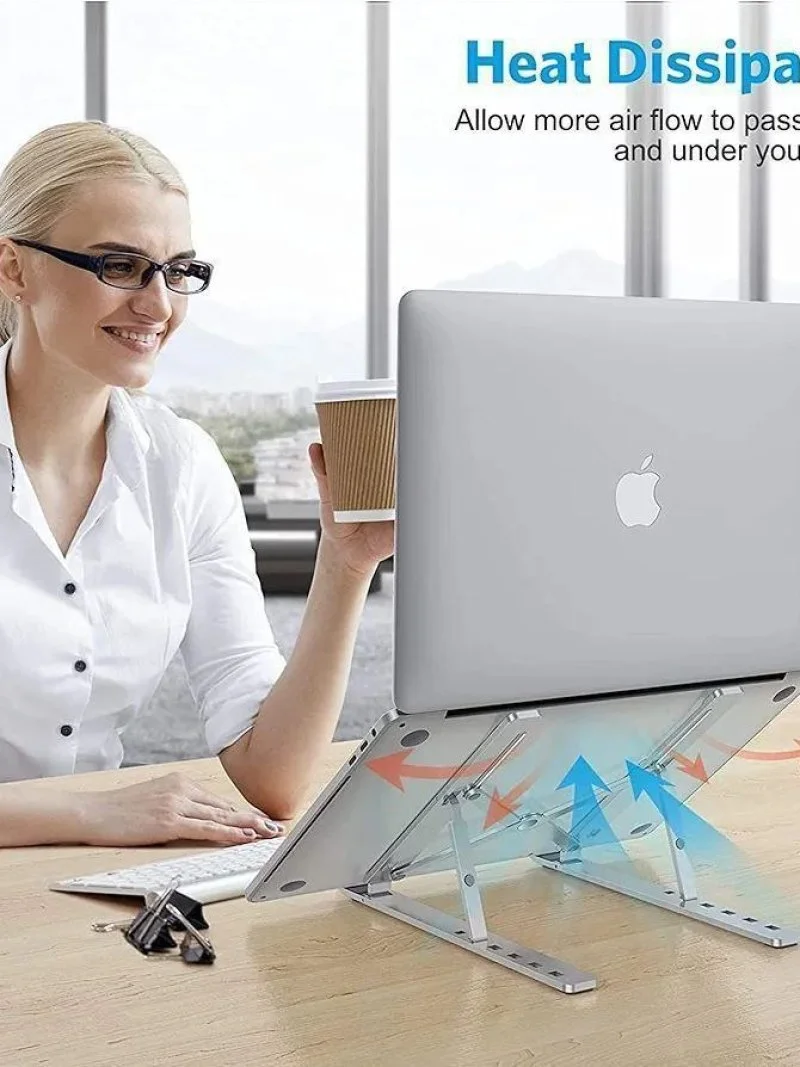 حامل لابتوب معدن